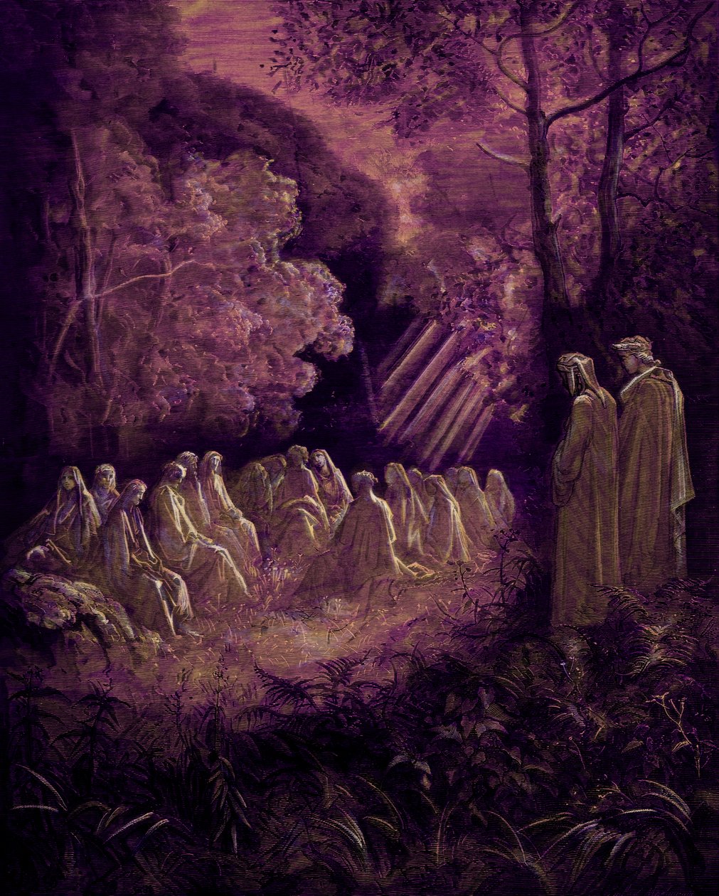 Dantes skärselden av Gustave Dore