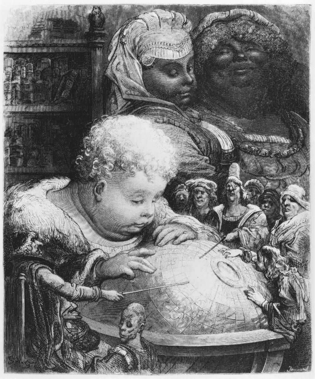Education of Gargantua, illustration från 