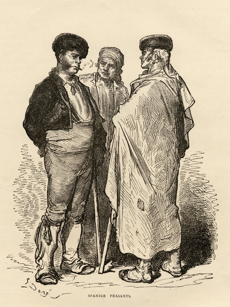 Spanska bönder av Gustave Dore