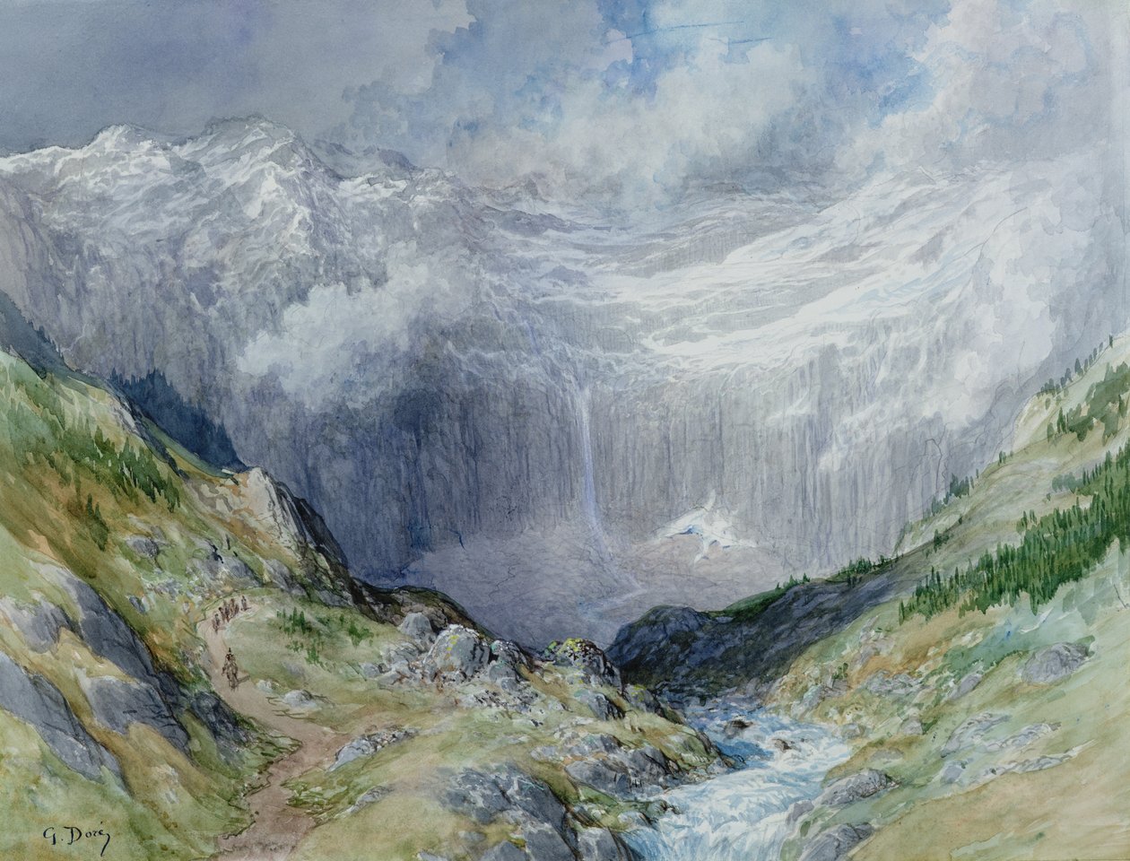 Cirque i Gavarnie, 1882 av Gustave Dore