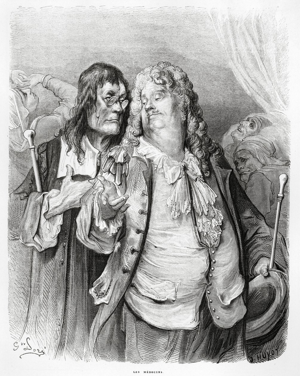 Läkarna, illustration från 