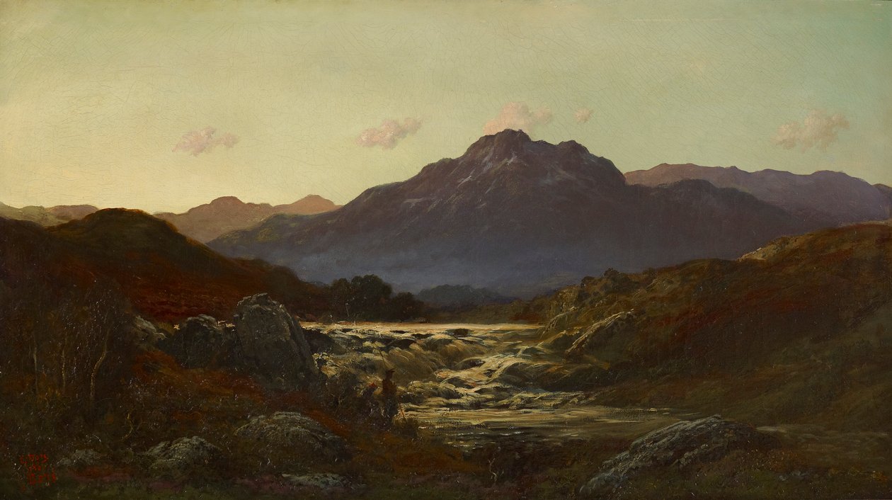 Torrent i högländerna av Gustave Dore