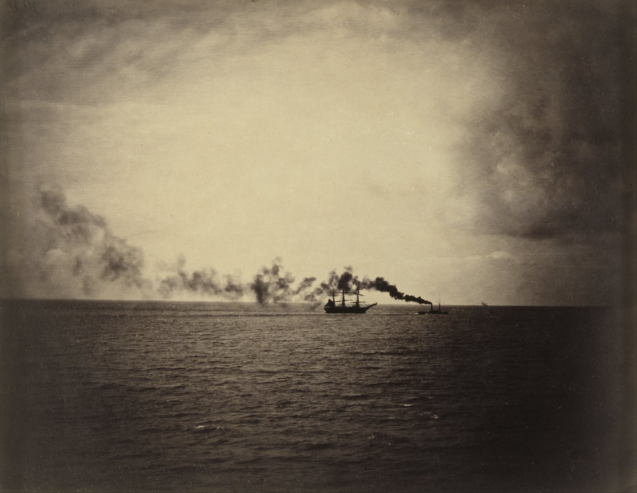 Ångbåt av Gustave Le Gray
