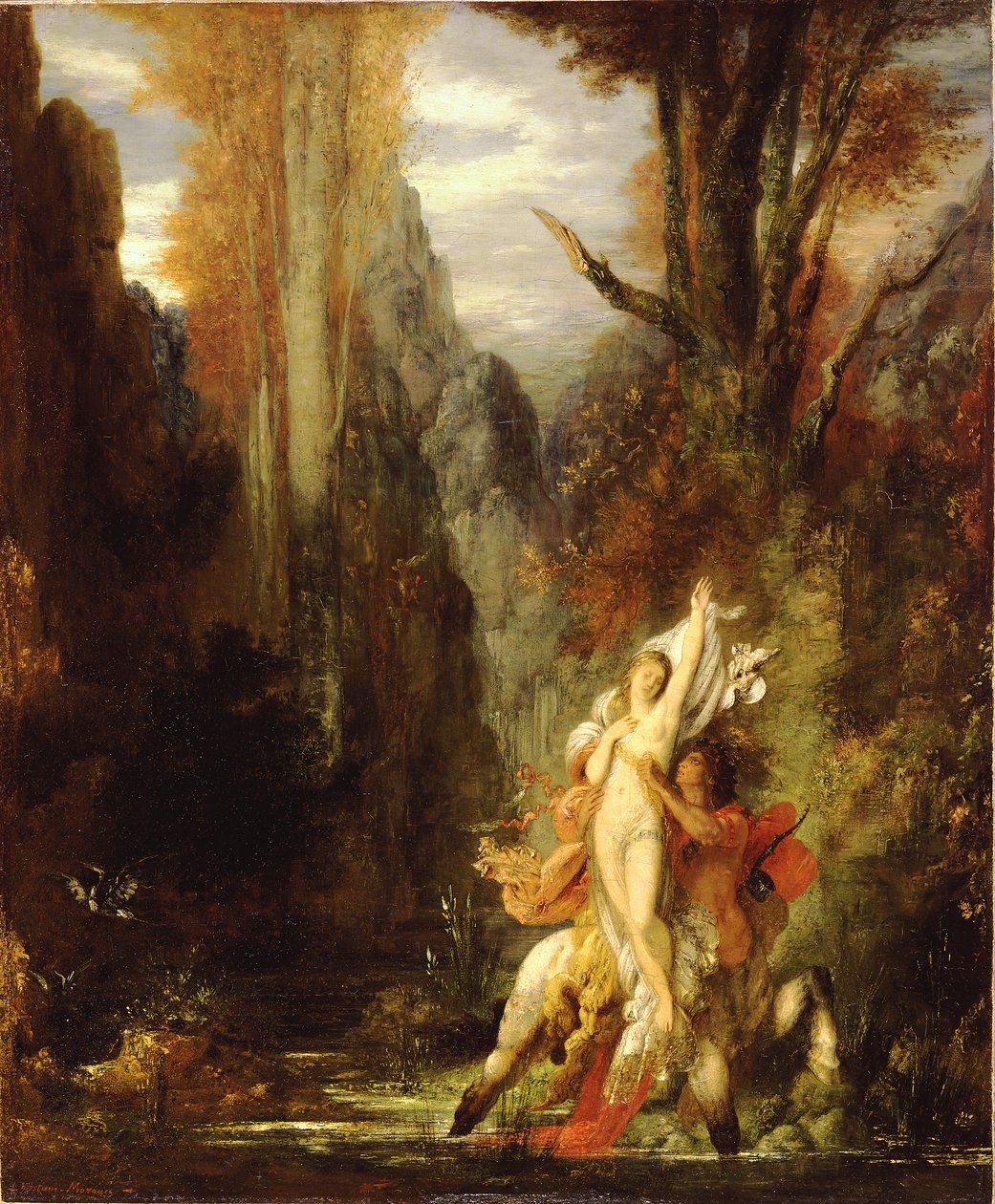 Dejanira (höst), c.1872-3 av Gustave Moreau