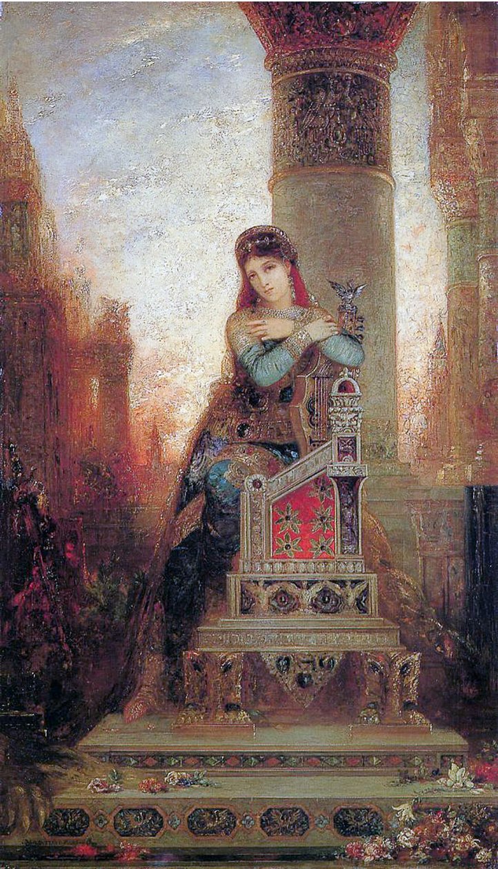 Desdemona, ca 1875 av Gustave Moreau