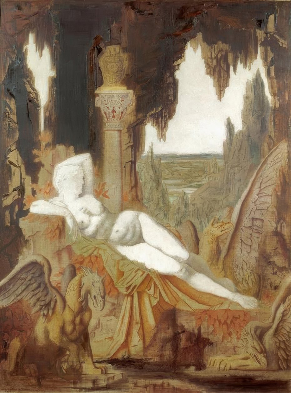 Griffin Fairy av Gustave Moreau