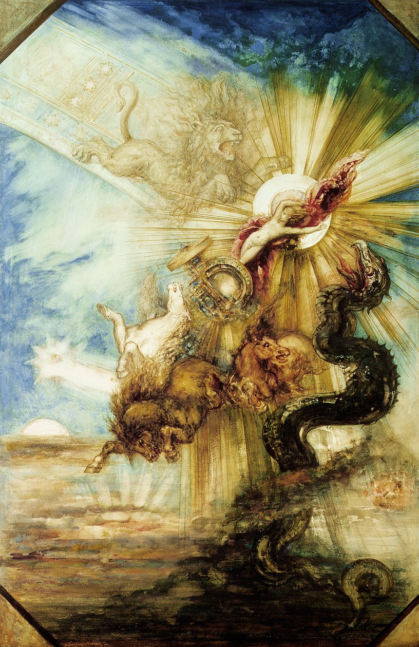 Phaetons fall av Gustave Moreau