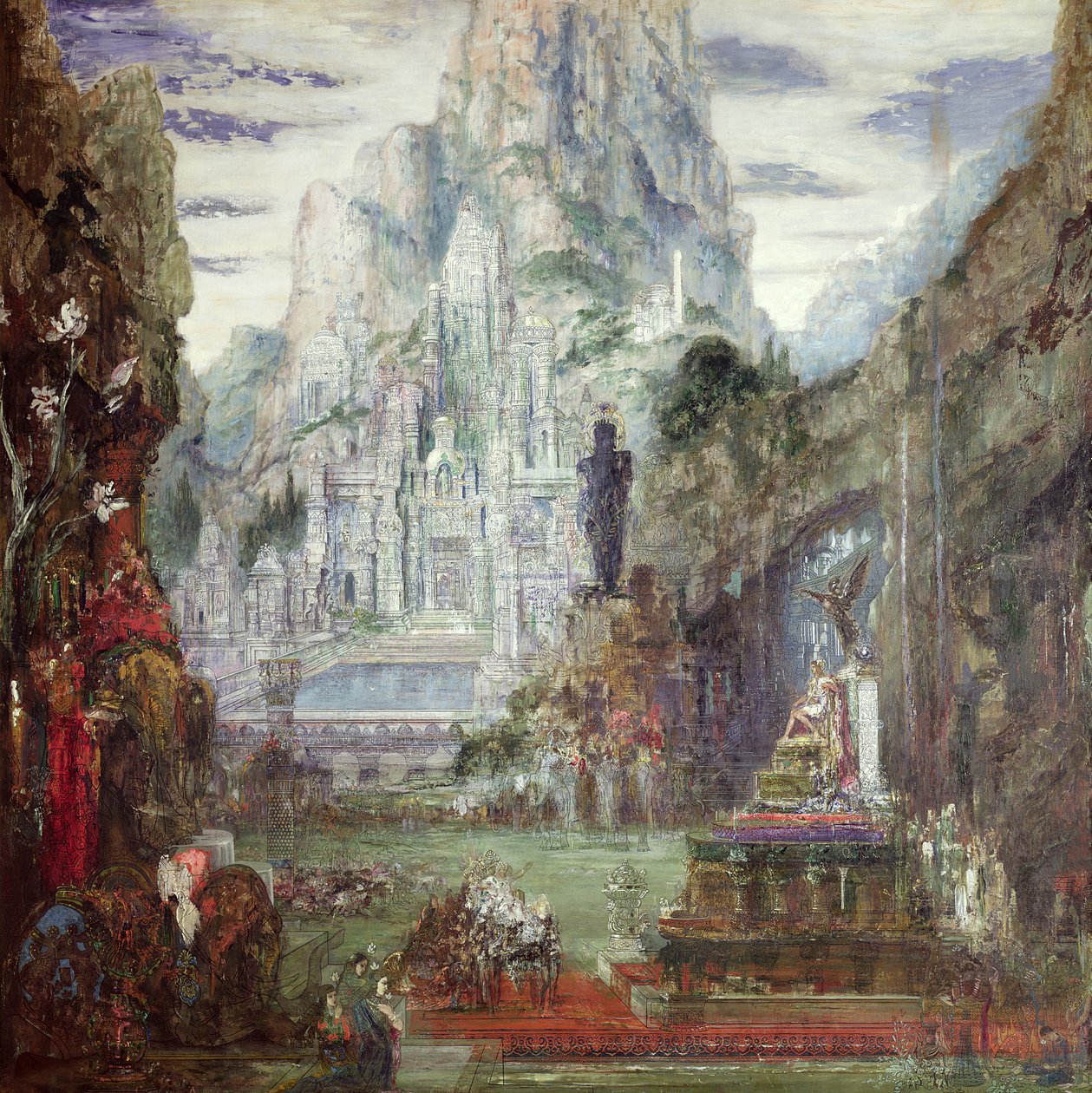 Alexander den stores triumf (356-323 f.Kr.) av Gustave Moreau