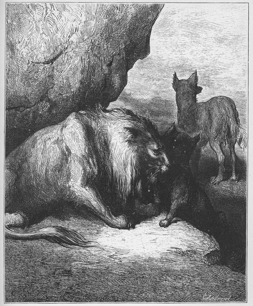 le lion le loup et le fox - lejonet vargen och räven - från 