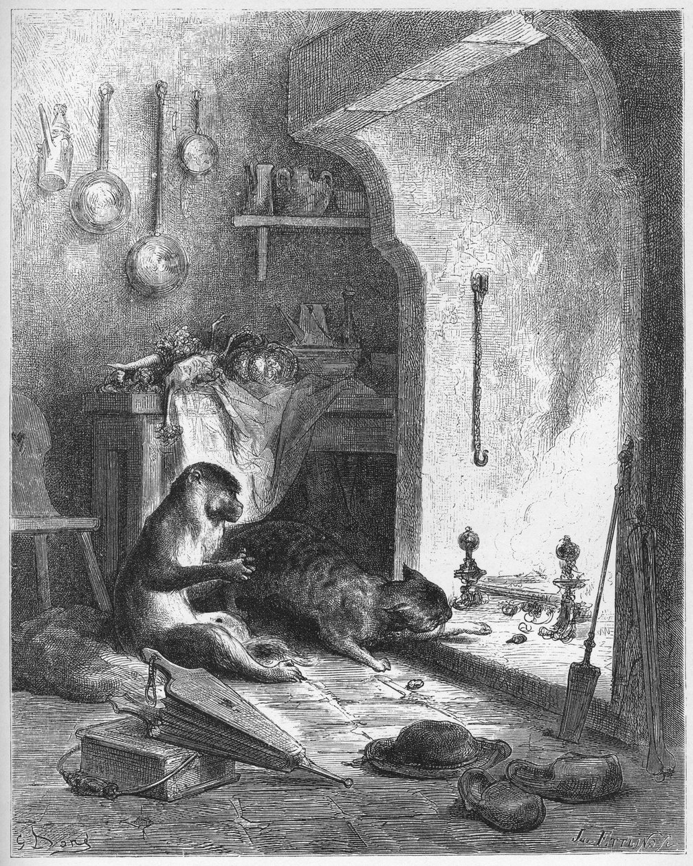 apan och katten - från 
