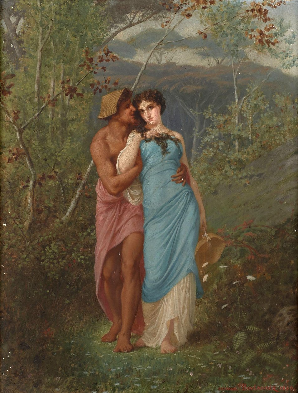 Galatea och herden Acis av Gustave Boulanger