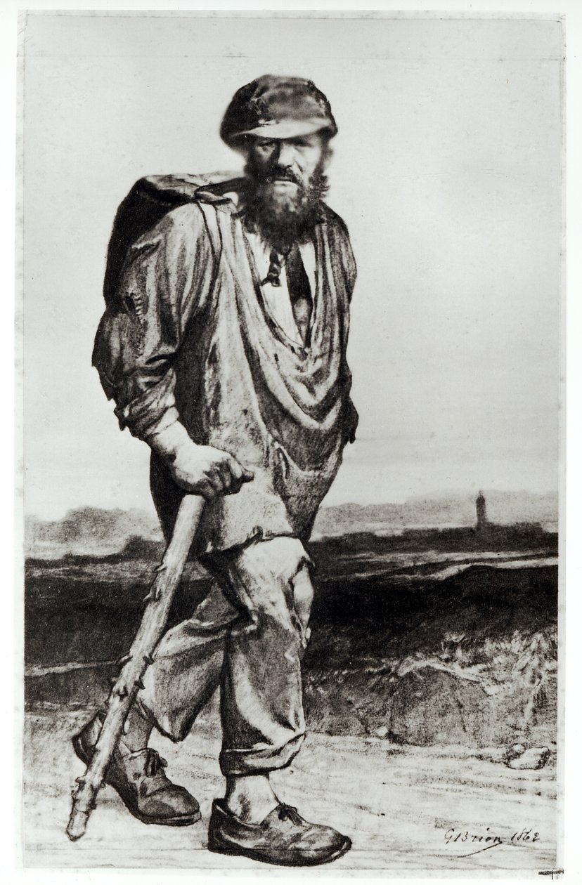 Jean Valjean, illustration från 