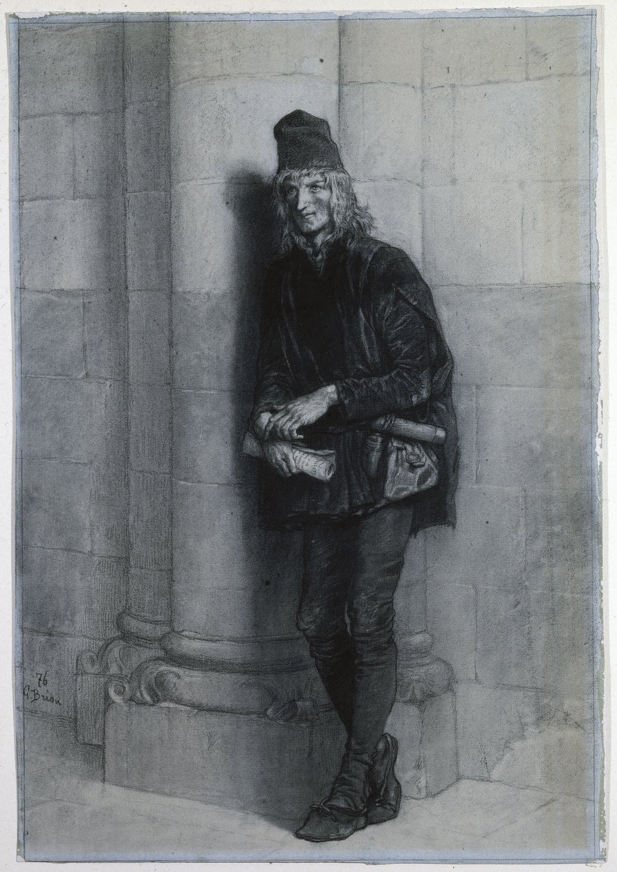 Pierre Gringoire. av Gustave Brion