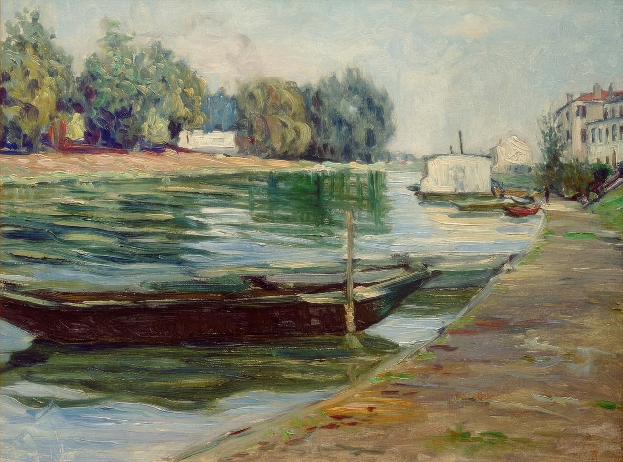 Seine-bankerna av Gustave Caillebotte