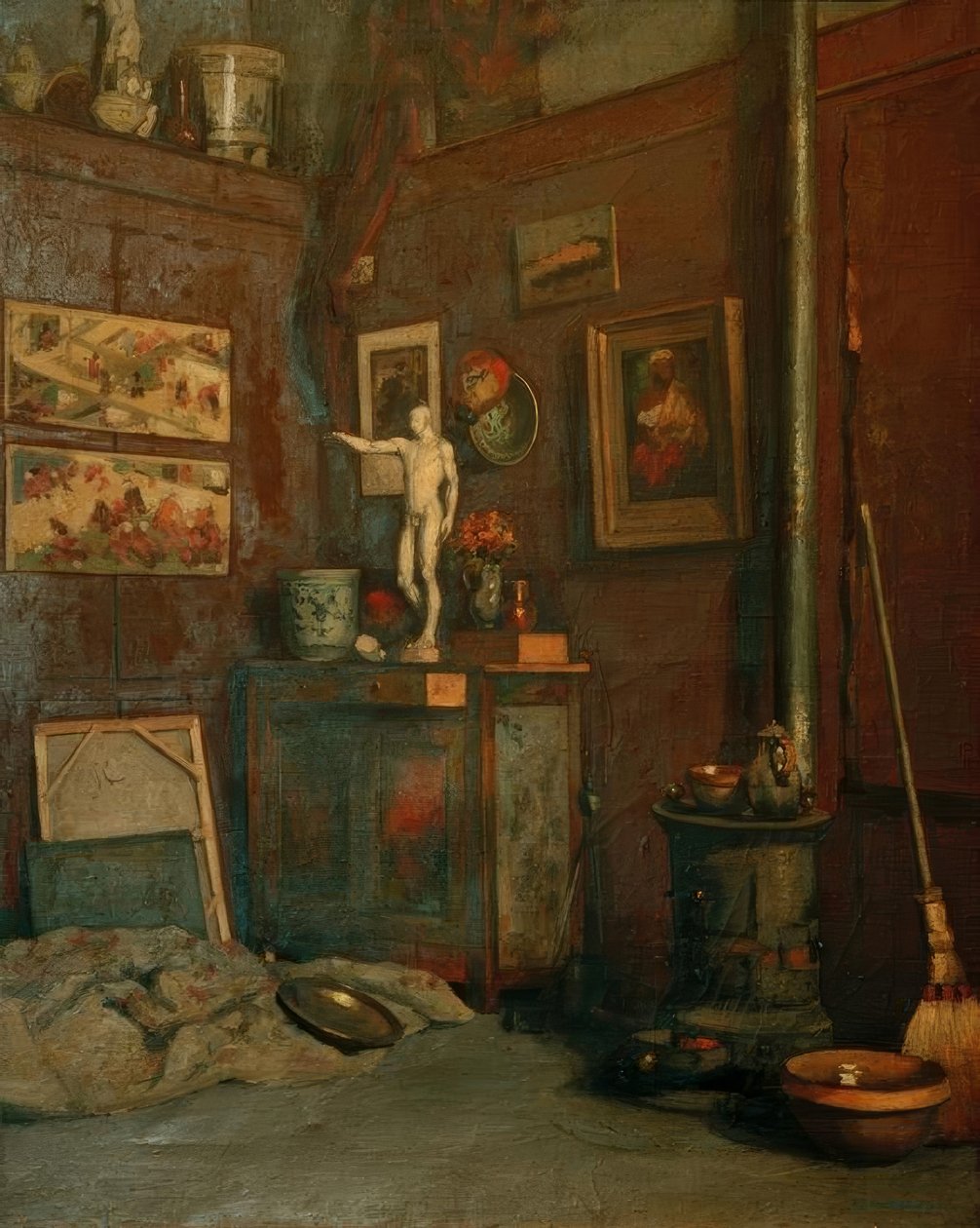 Verkstadsinredning av Gustave Caillebotte