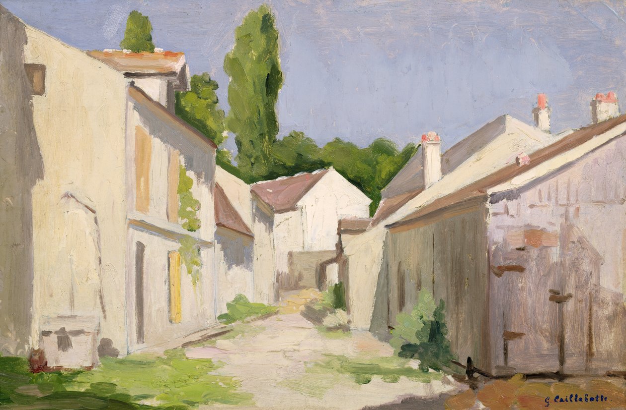 Le Clos des Abbesses, Yerres, Essonne, före 1879 av Gustave Caillebotte