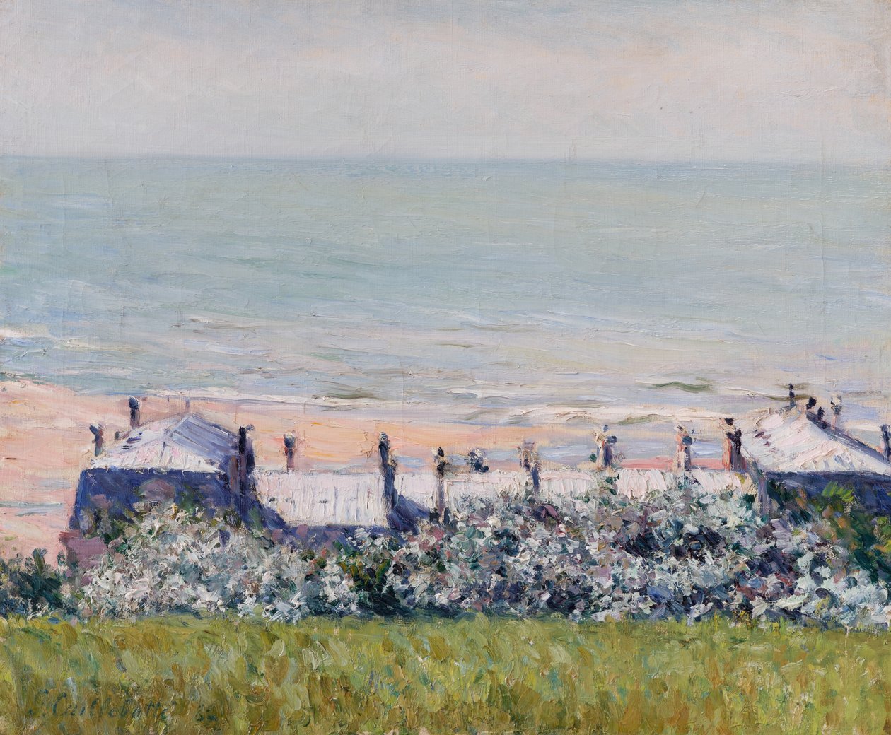 Taken på Hôtel des Roches Noires, Trouville av Gustave Caillebotte