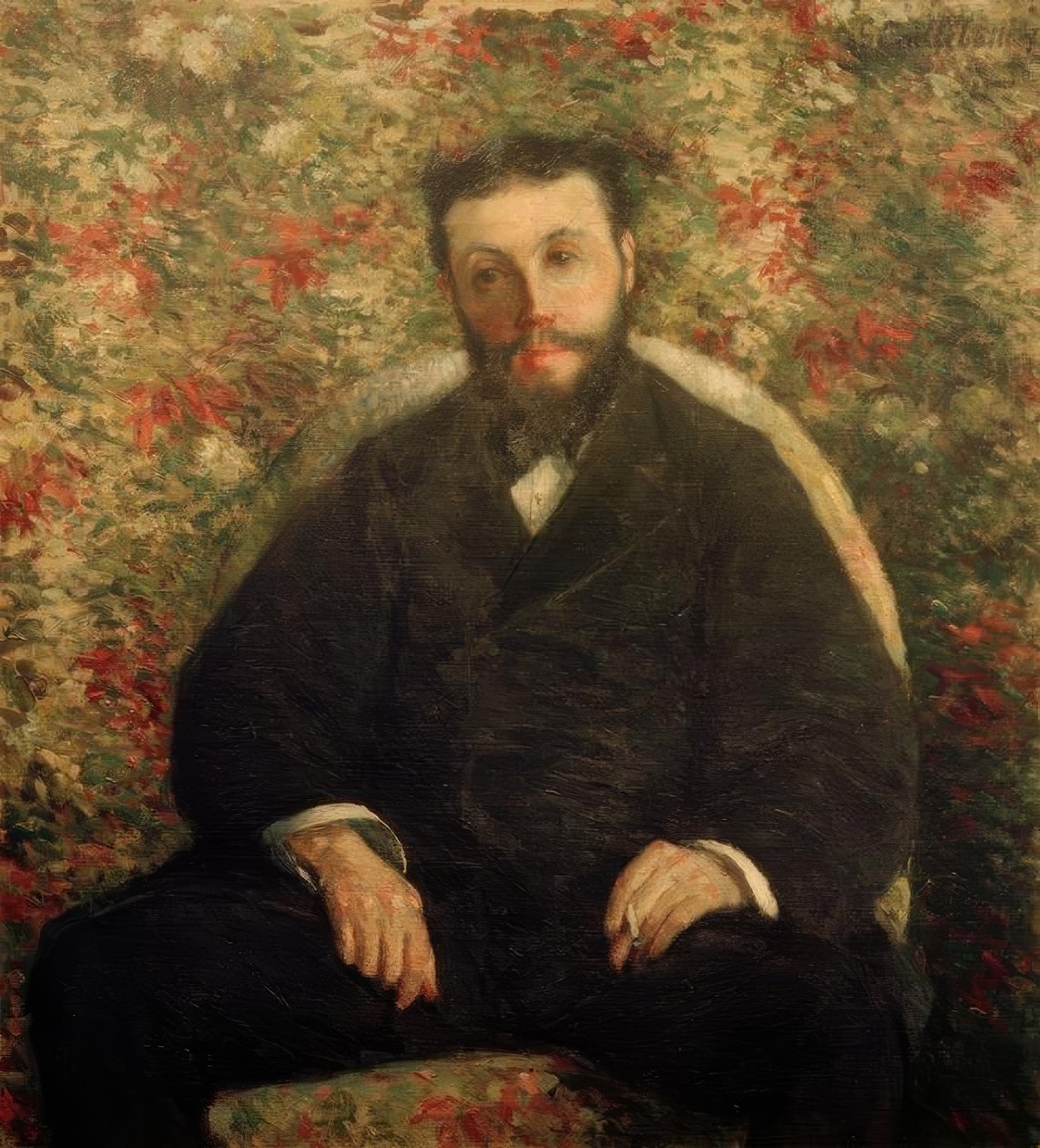 Porträtt av A. Cassabois av Gustave Caillebotte