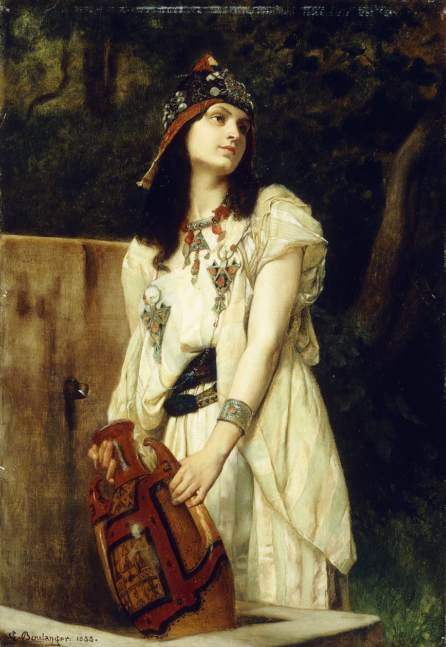 En kvinna med en urna, 1888 av Gustave Clarence Rodolphe Boulanger