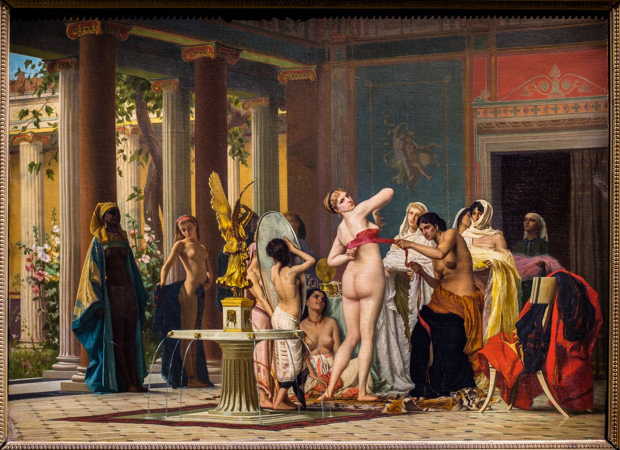 Efter badet av Gustave Clarence Rodolphe Boulanger