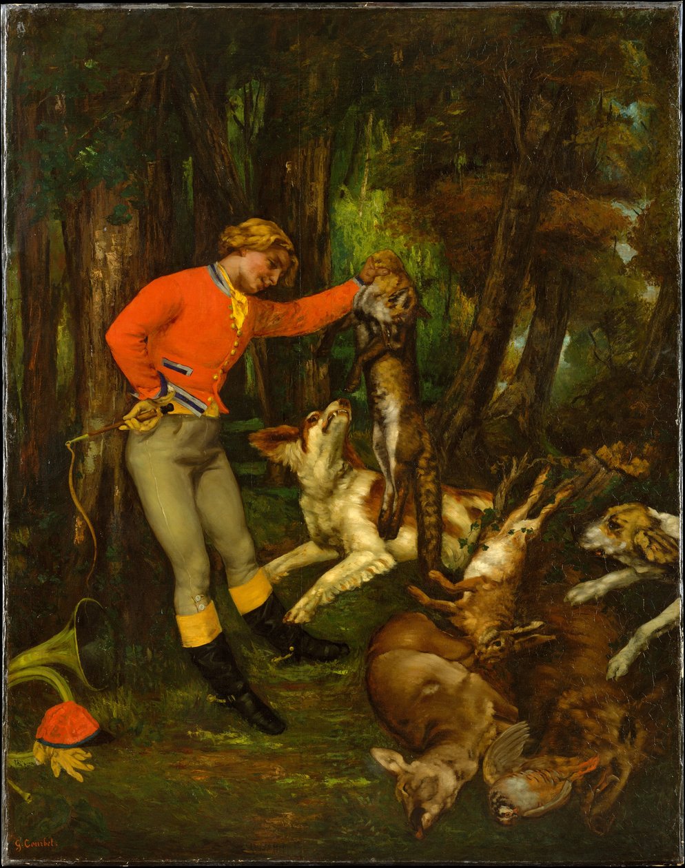Efter jakten av Gustave Courbet