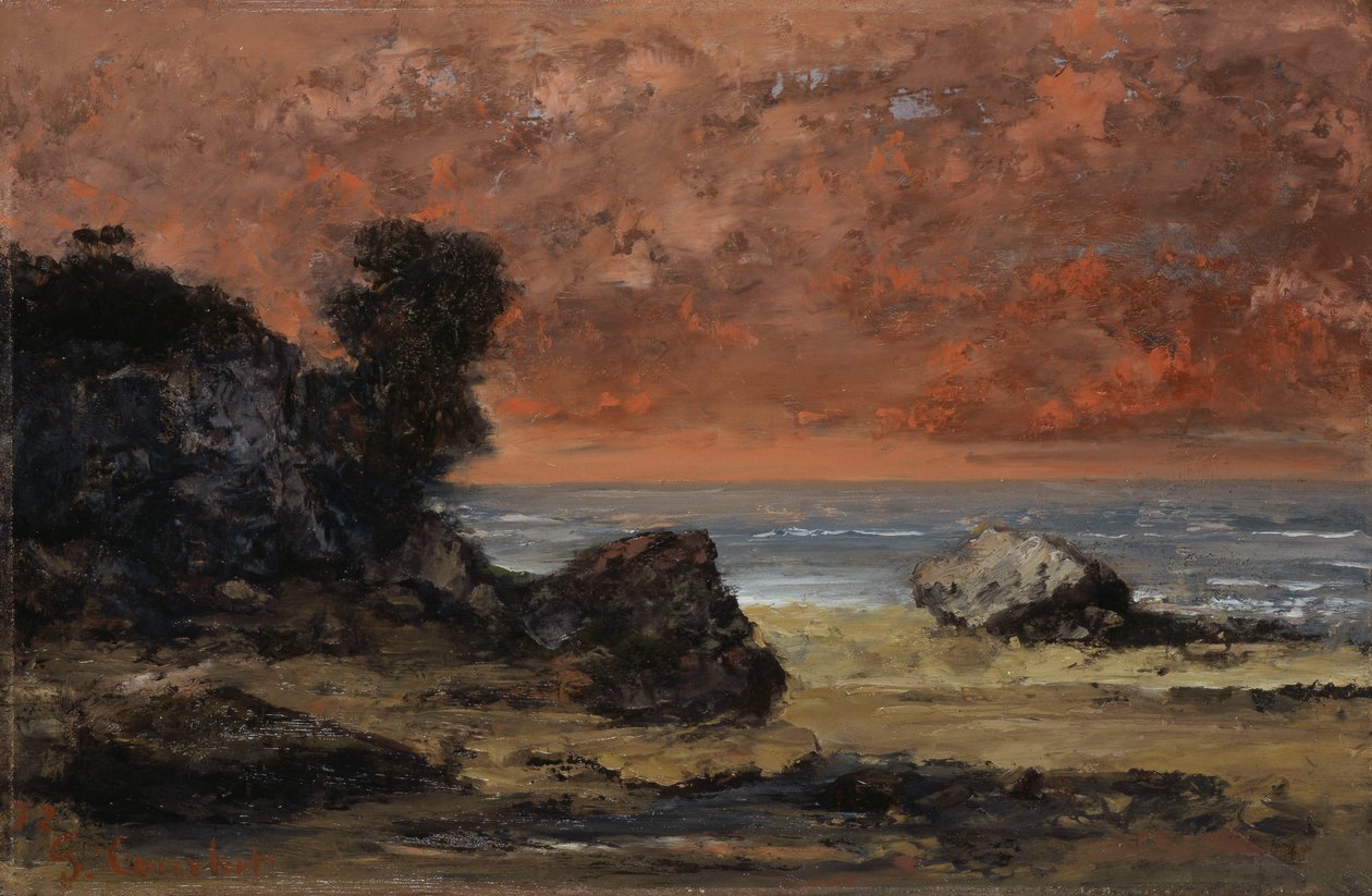 Efter stormen, 1872 av Gustave Courbet