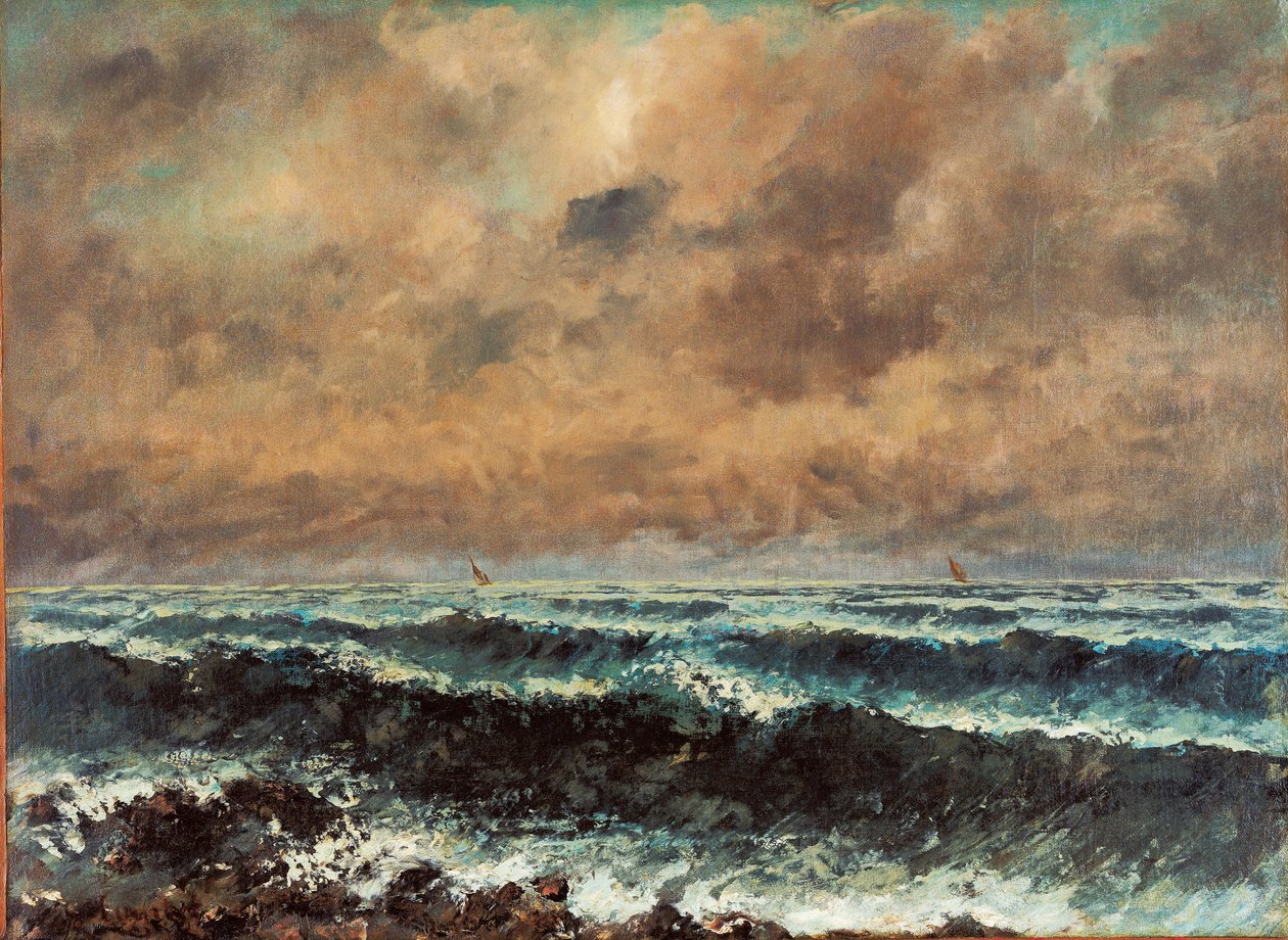 Hösthav av Gustave Courbet