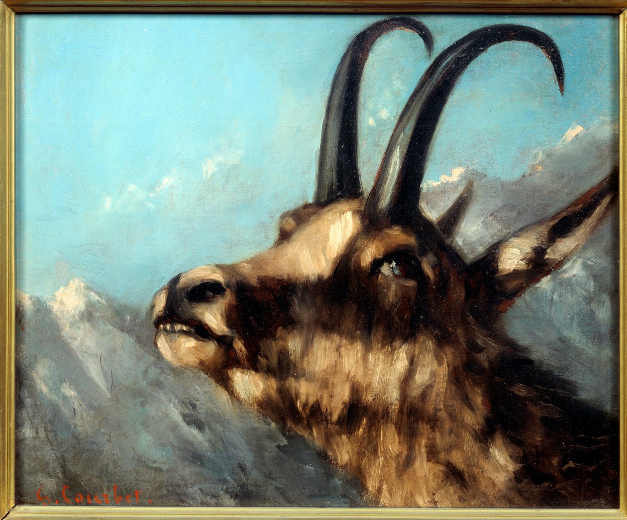 Chef för sämskmålning av Gustave Courbet av Gustave Courbet