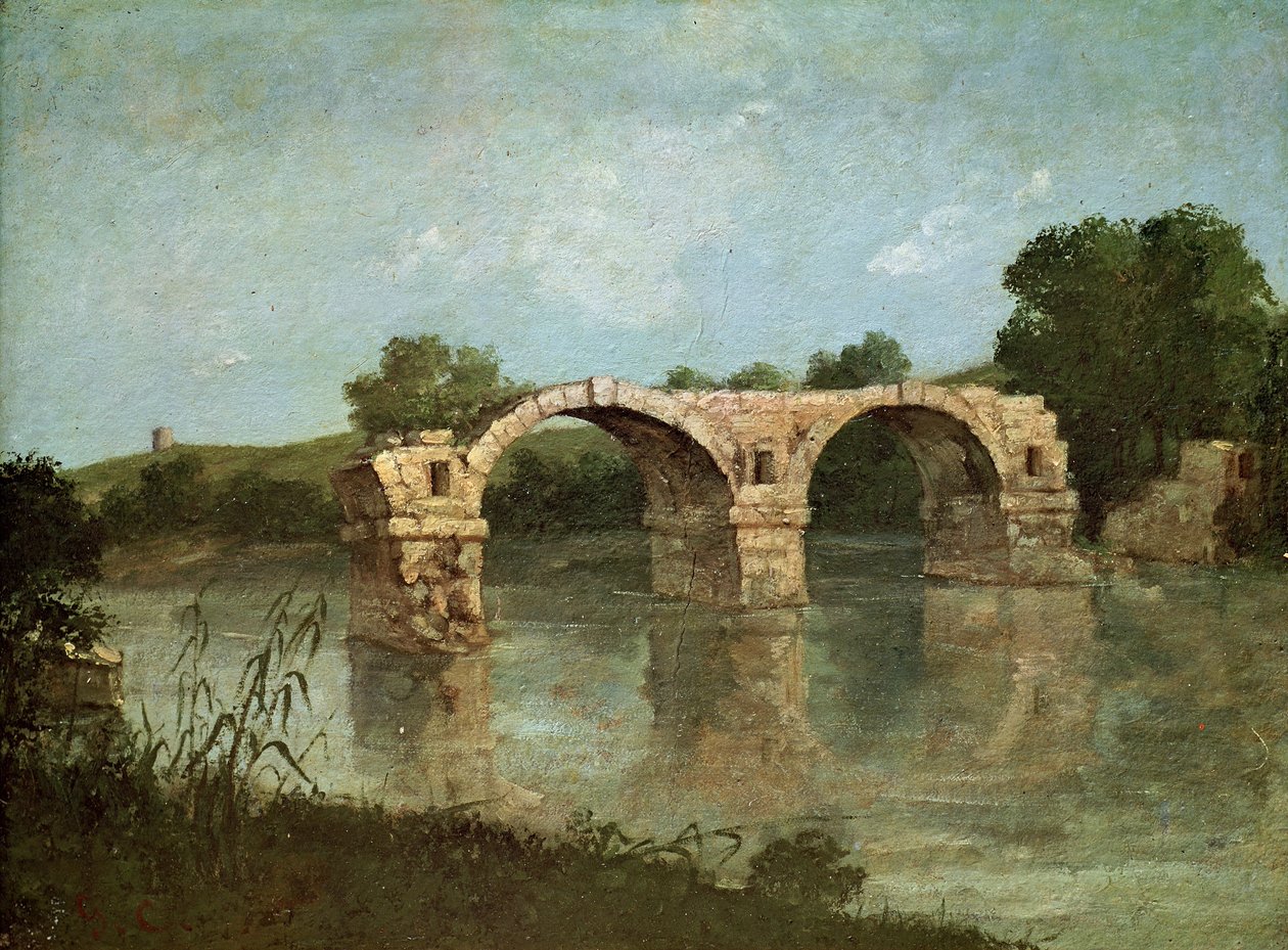 Ambrussum-bron av Gustave Courbet