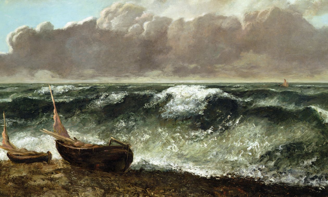 Le Vague, ca 1869/70 (olja på duk) av Gustave Courbet