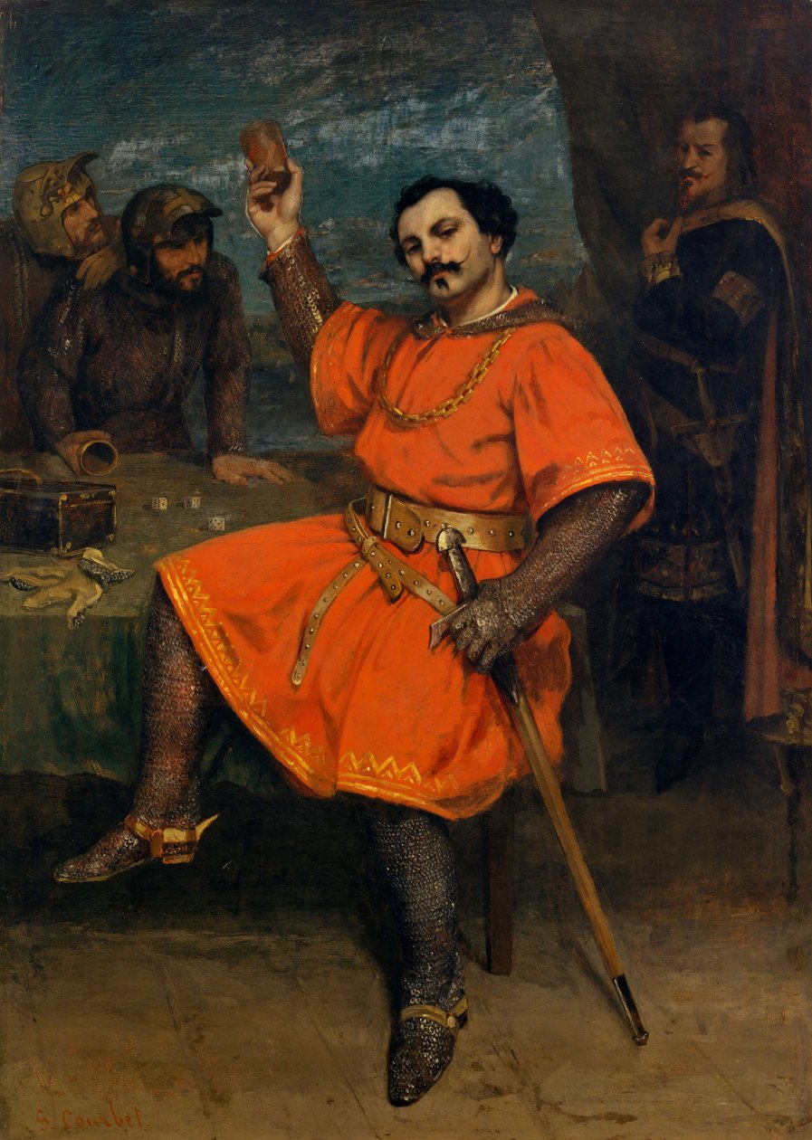 Louis Gueymard 1822-1880 som Robert djävulen, 1857. av Gustave Courbet