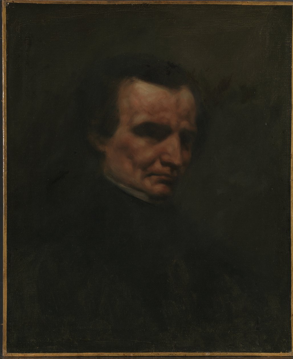 Porträtt av Hector Berlioz 1803-1869, ca. 1850. av Gustave Courbet