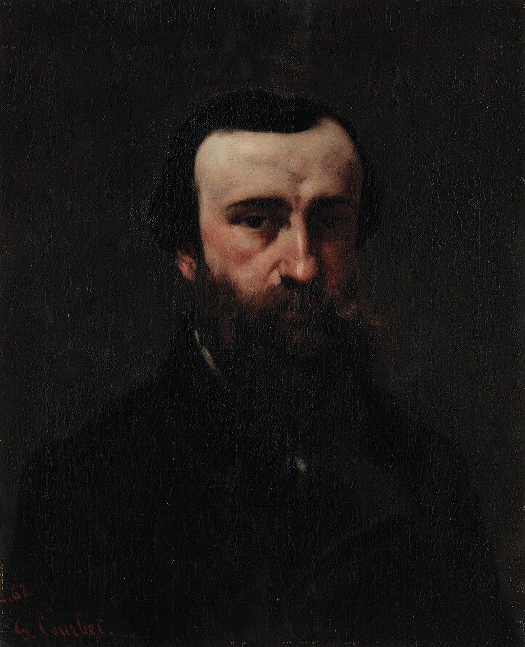 Porträtt av Monsieur Nicolle, 1862 av Gustave Courbet