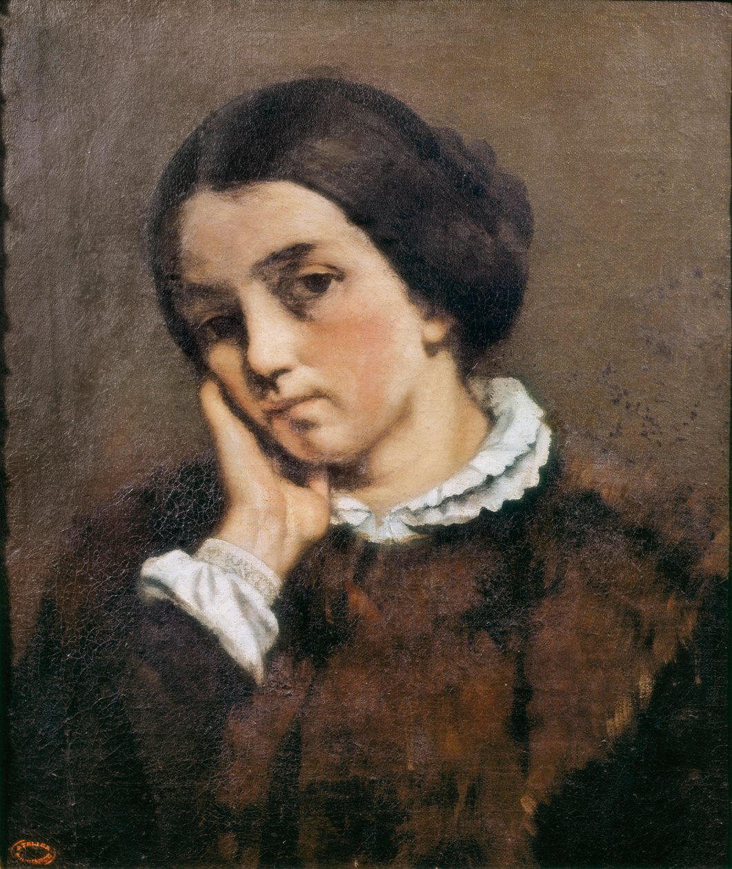 "Porträtt av Zelie Courbet" 1846 (olja på duk) av Gustave Courbet