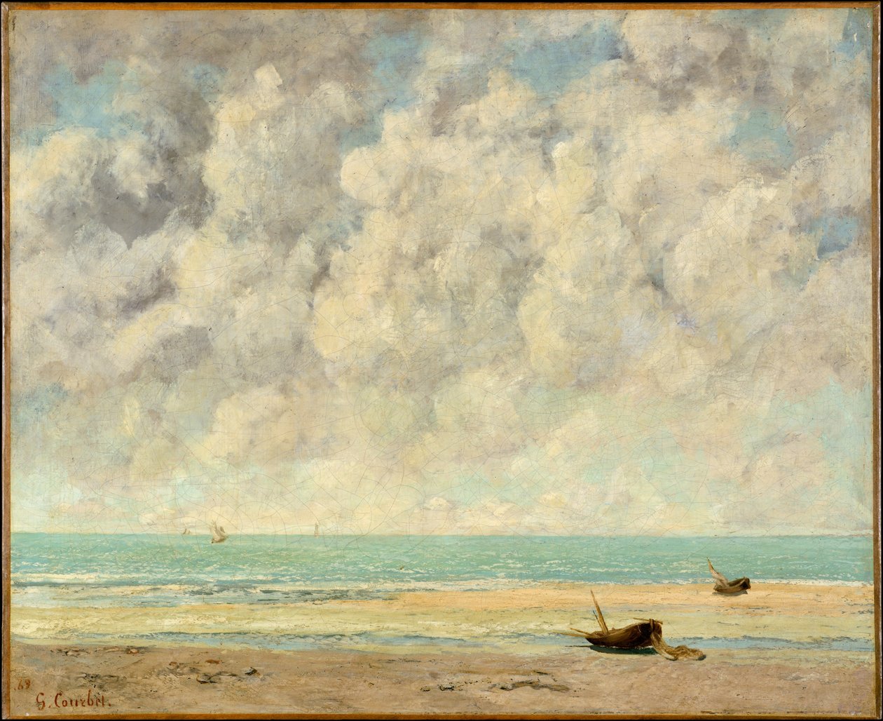 Det lugna havet av Gustave Courbet