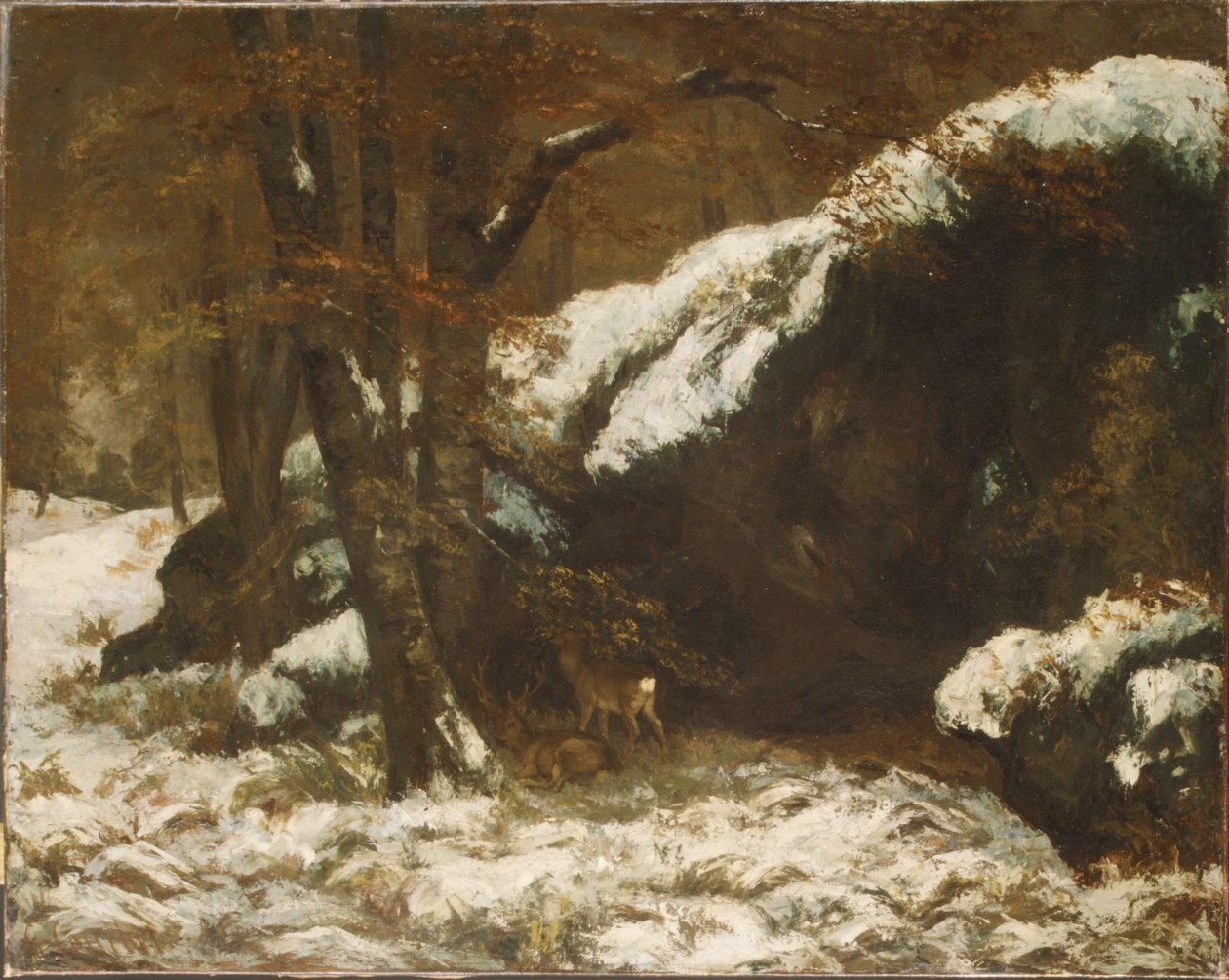 Hjorten av Gustave Courbet