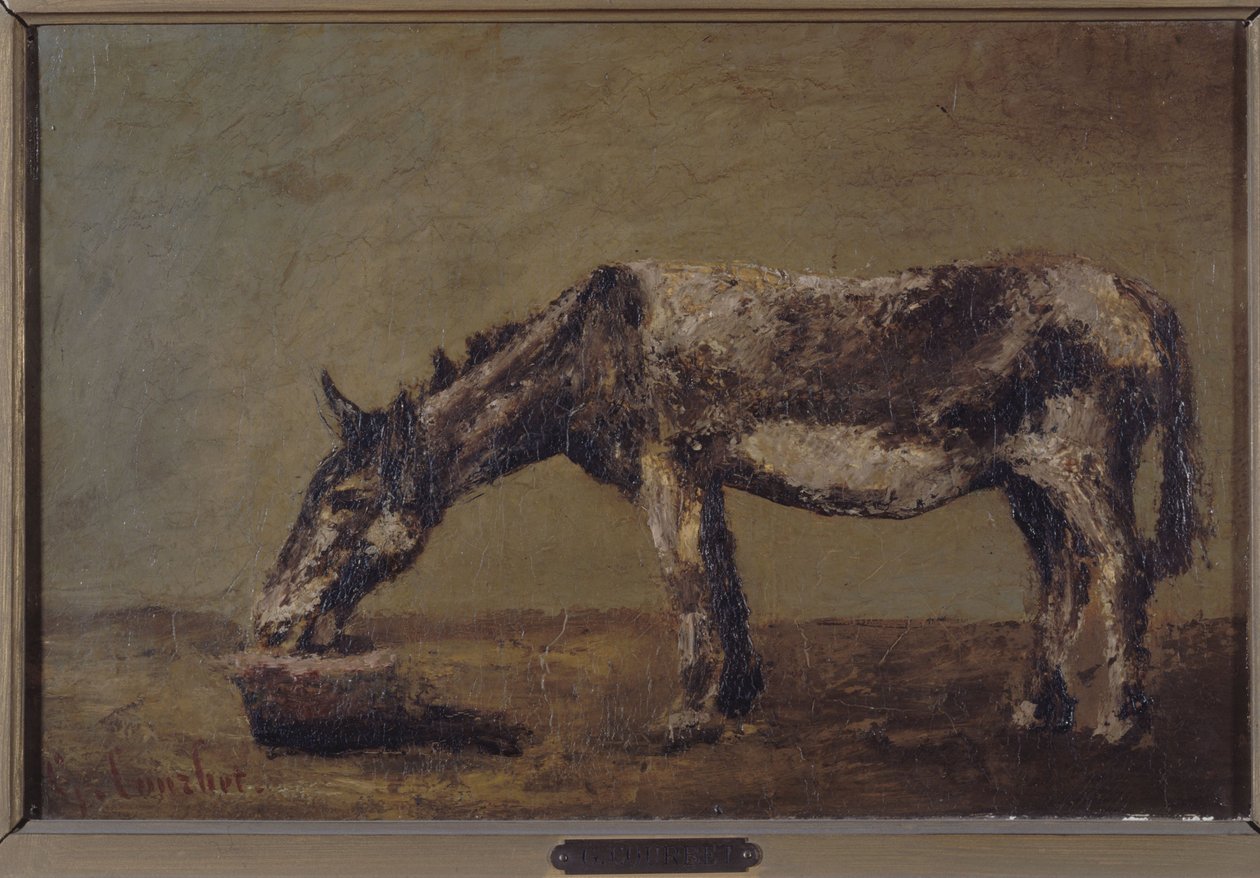 The Donkey, mellan 1862 och 1863 (olja på duk) av Gustave Courbet