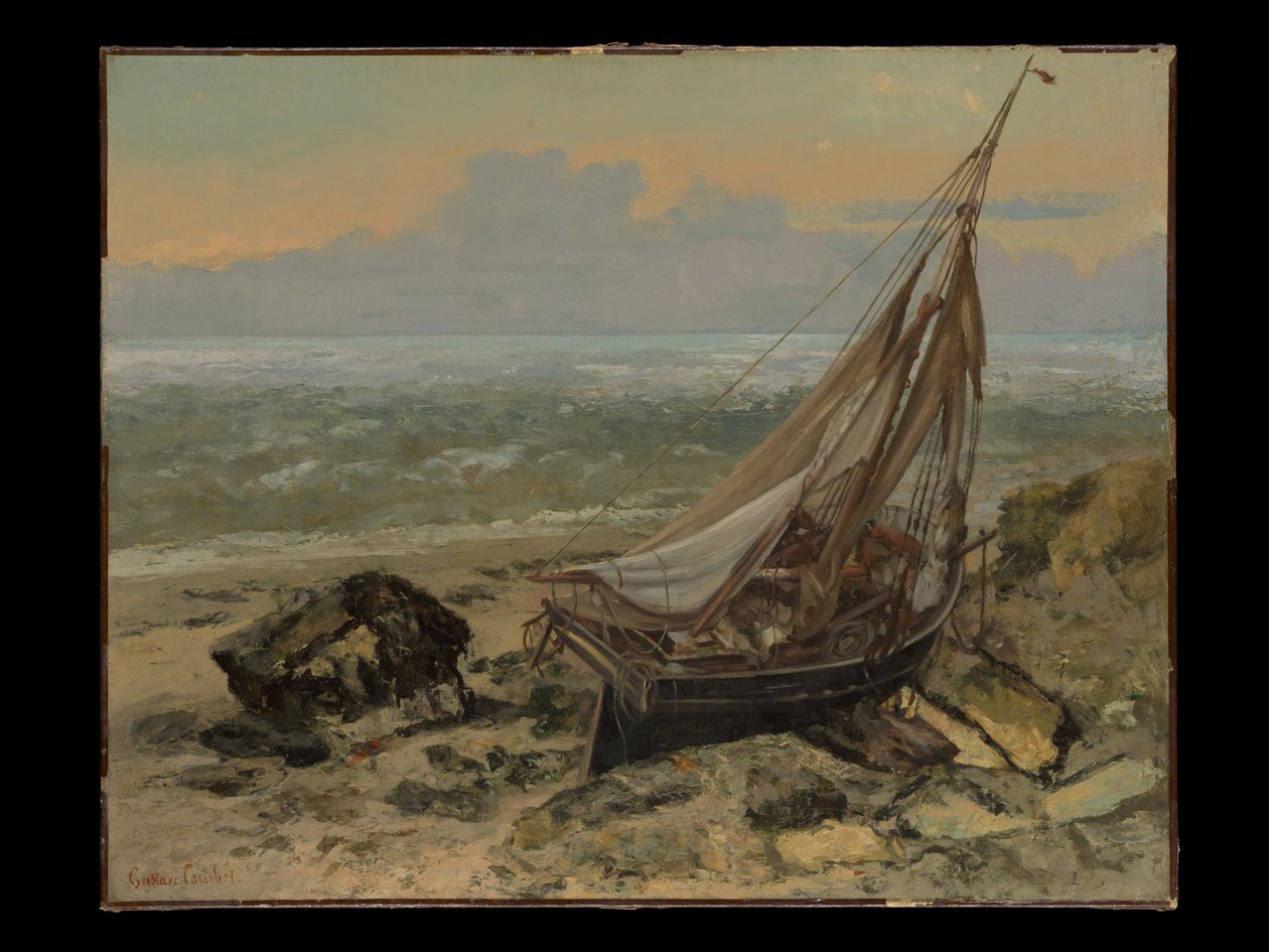 Fiskebåten av Gustave Courbet