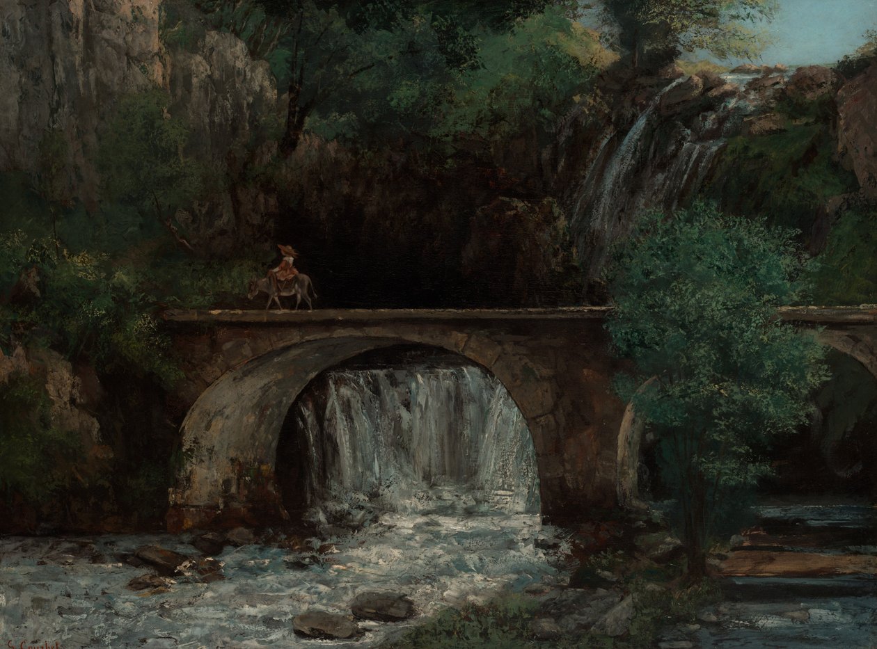 Den stora bron av Gustave Courbet