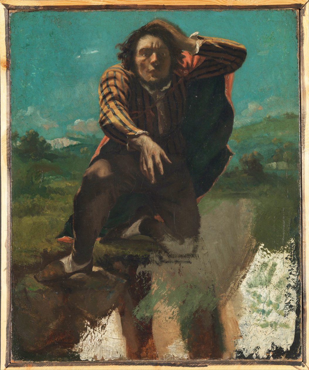 The Mad Man with Fear, ca 1844 (olja på duk) av Gustave Courbet