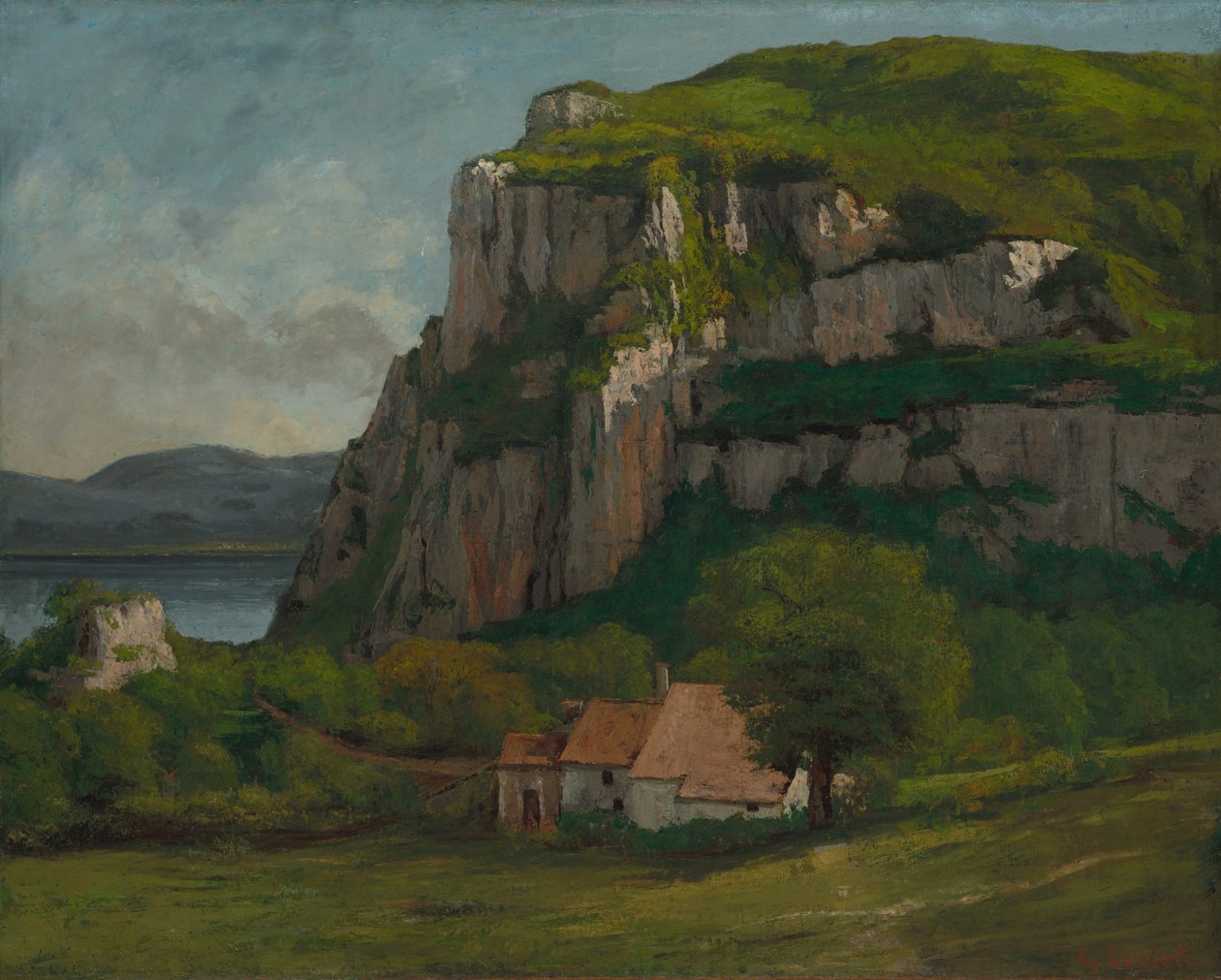 Klippan Hautepierre av Gustave Courbet
