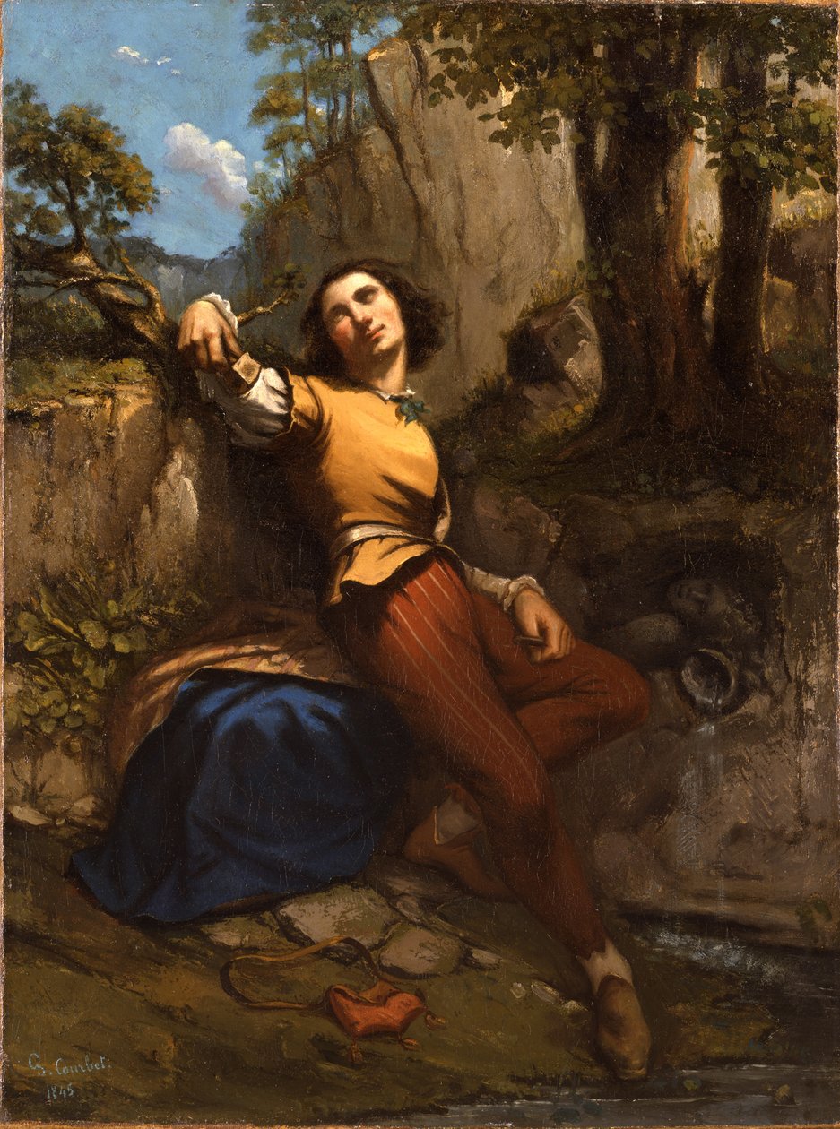 Skulptören, 1845 av Gustave Courbet