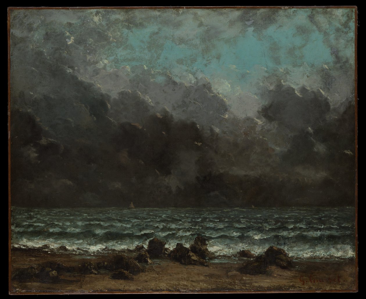 Havet av Gustave Courbet