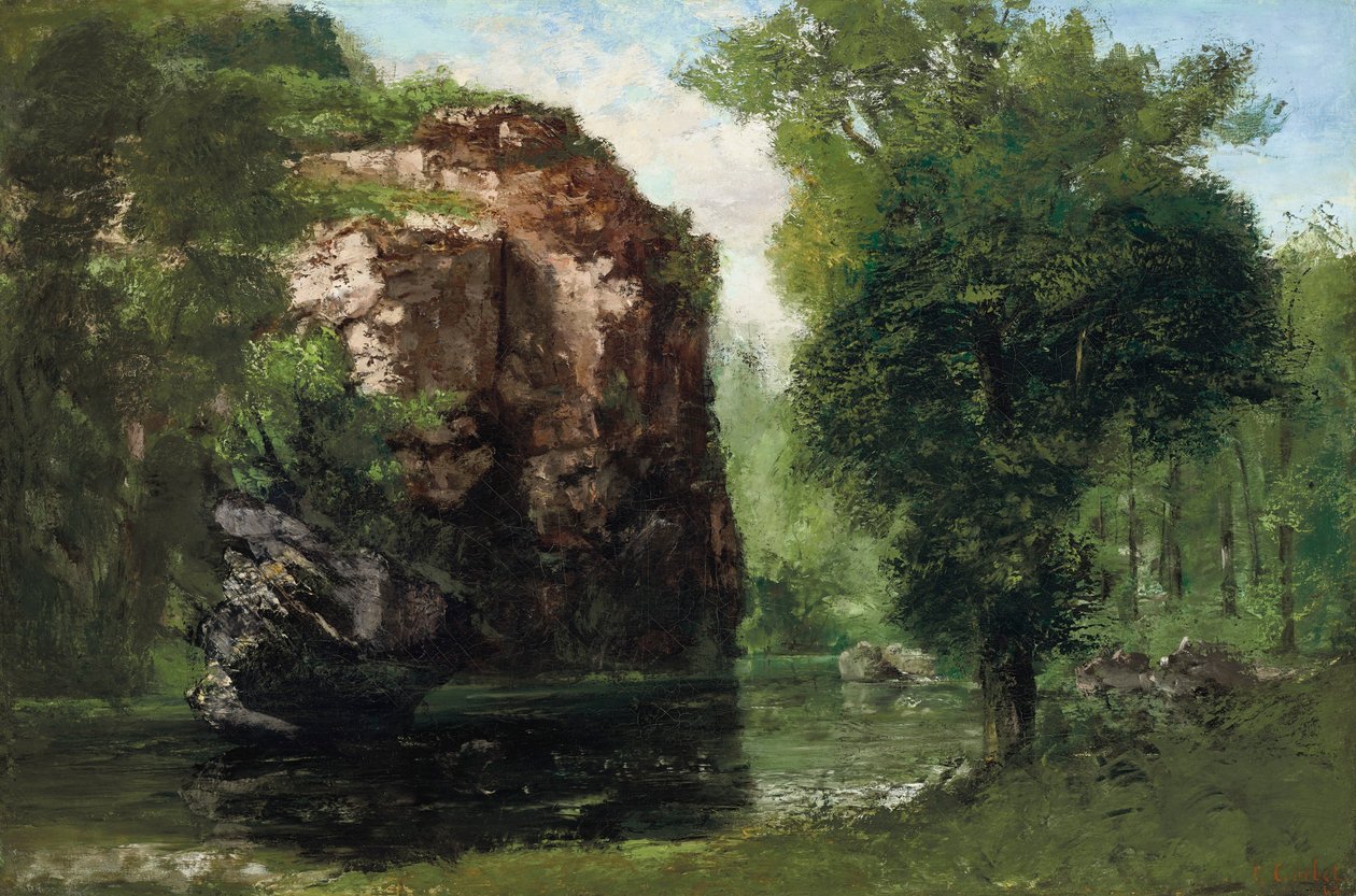 Den tysta floden av Gustave Courbet
