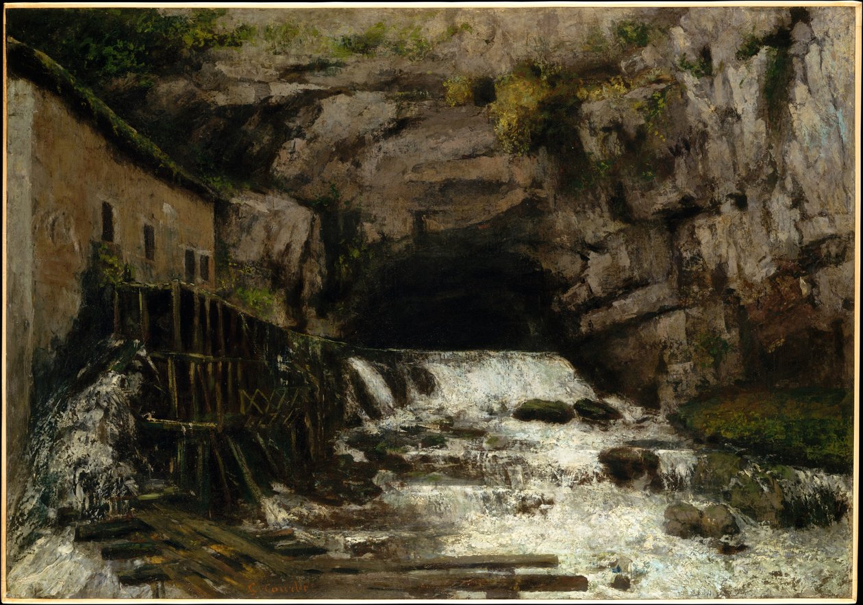 Loues källa av Gustave Courbet