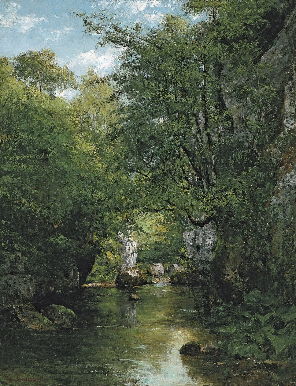 Strömmen av Gustave Courbet