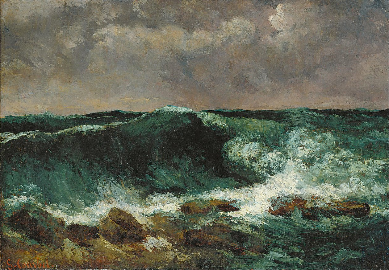 Vågen av Gustave Courbet