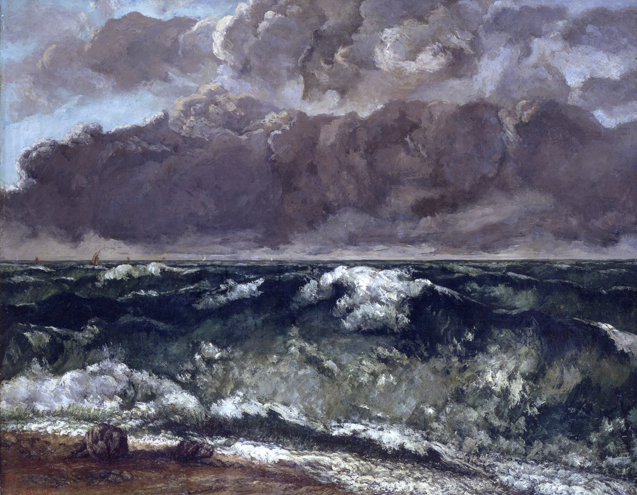 Vågen av Gustave Courbet