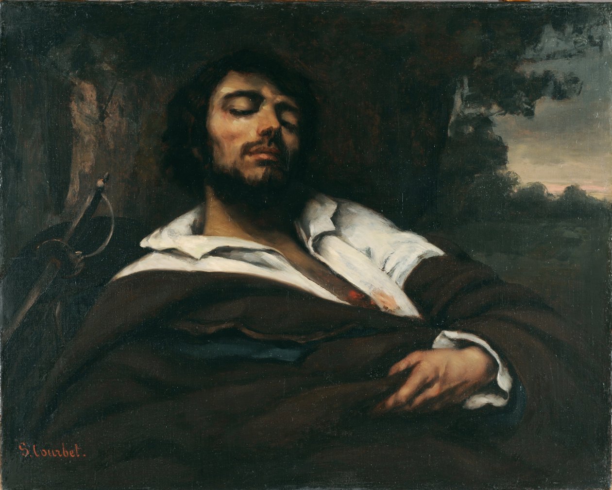 Den sårade mannen, ca 1866. av Gustave Courbet