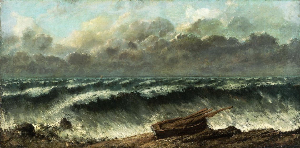 Vågor av Gustave Courbet